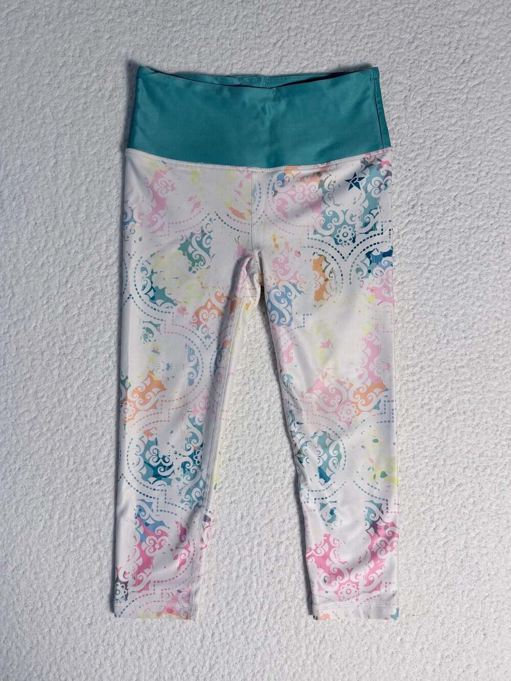 Rebel Athletic Printed Leggings Size YL